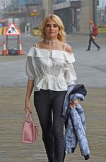 PIXIE LOTT Arroves at BBC Breakfast in London 04/13/2016