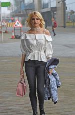 PIXIE LOTT Arroves at BBC Breakfast in London 04/13/2016