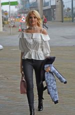 PIXIE LOTT Arroves at BBC Breakfast in London 04/13/2016