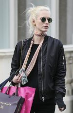 POPPY DELEVINGNE Out Shopping in London 03/23/2016