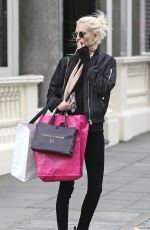 POPPY DELEVINGNE Out Shopping in London 03/23/2016