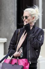 POPPY DELEVINGNE Out Shopping in London 03/23/2016