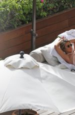 Pregnant AUDRINA PATRIDGE in Bikini at a Pool in Honolulu 04/13/2016