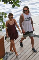 Pregnant AUDRINA PATRIDGE in Bikini at a Pool in Honolulu 04/13/2016