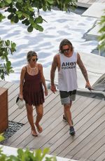 Pregnant AUDRINA PATRIDGE in Bikini at a Pool in Honolulu 04/13/2016