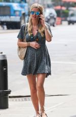 Pregnant NICKY HILTON Out and About in New York 04/22/2016