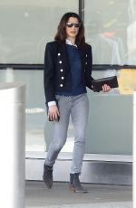 RACHEL WEISZ at JFK Airport in New York 04/21/2016