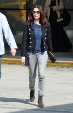 RACHEL WEISZ at JFK Airport in New York 04/21/2016