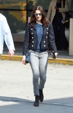 RACHEL WEISZ at JFK Airport in New York 04/21/2016