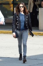 RACHEL WEISZ at JFK Airport in New York 04/21/2016