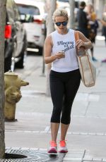 REESE WITHERSPOON Leaves Yoga Class in Brentwood 04/25/2016