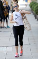 REESE WITHERSPOON Leaves Yoga Class in Brentwood 04/25/2016