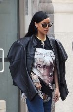 RIHANNA Out and About in New York 04/02/2016