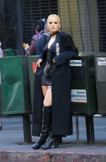 RITA ORA on the Set of a Photoshoot in Los Angeles 04/01/2016