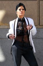 RITA ORA on the Set of a Photoshoot in Los Angeles 04/01/2016
