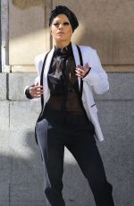 RITA ORA on the Set of a Photoshoot in Los Angeles 04/01/2016