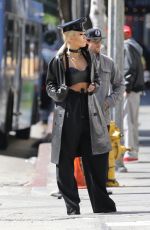 RITA ORA on the Set of a Photoshoot in Los Angeles 04/01/2016