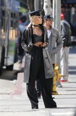 RITA ORA on the Set of a Photoshoot in Los Angeles 04/01/2016
