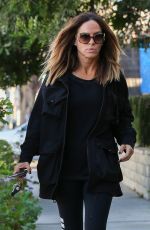 ROBIN ANTIN Arrives at Ken Paves Salon in West Hollywood 03/15/2016