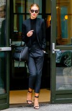 ROSIE HUNTINGTON-WHITELEY Leaves Her Hotel in New York 04/28/2016