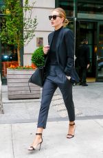 ROSIE HUNTINGTON-WHITELEY Leaves Her Hotel in New York 04/28/2016