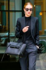 ROSIE HUNTINGTON-WHITELEY Leaves Her Hotel in New York 04/28/2016