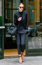 ROSIE HUNTINGTON-WHITELEY Leaves Her Hotel in New York 04/28/2016