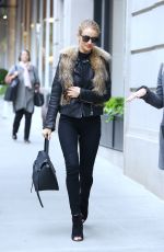 ROSIE HUNTINGTON-WHITELEY Out and About in New York 04/29/2016