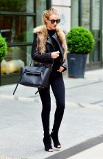 ROSIE HUNTINGTON-WHITELEY Out and About in New York 04/29/2016