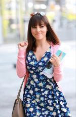 ROXANNE PALLETT Arrives at Media City in Manchester 04/19/2016