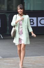 ROXANNE PALLETT Leaves BBC Studios in Salford 04/11/2016