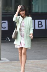 ROXANNE PALLETT Leaves BBC Studios in Salford 04/11/2016