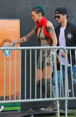 RUBY ROSE at Coachella Valley Music and Arts Festival in Indio 04/15/2016