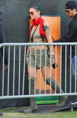 RUBY ROSE at Coachella Valley Music and Arts Festival in Indio 04/15/2016