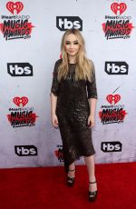 SABRINA CARPENTER at iHeartRadio Music Awards in Los Angeles 04/03/2016