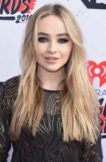 SABRINA CARPENTER at iHeartRadio Music Awards in Los Angeles 04/03/2016
