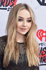 SABRINA CARPENTER at iHeartRadio Music Awards in Los Angeles 04/03/2016