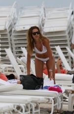 SANDRA KUBICKA in Bikini at a Beach in Miami, April 2016