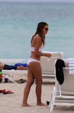 SANDRA KUBICKA in Bikini at a Beach in Miami, April 2016