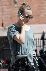 SAOIRSE RONAN Out and About in New York 04/21/2016