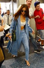 SELENA GOMEZ at Airport in Miami 04/09/2016
