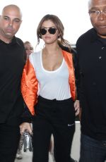 SELENA GOMEZ at LAX Airport in Los Angeles 04/07/2016