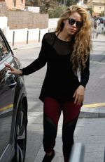 SHAKIRA Out and About in Barcelona 03/16/2016