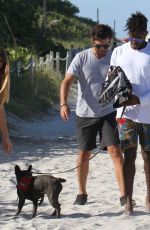 SHANINA SHAIK ad DJ Ruckus at a Beach in Miami 04/24/2016