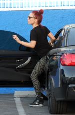SHARNA BURGESS at DWTS Rehersal in Hollywood 03/26/2016