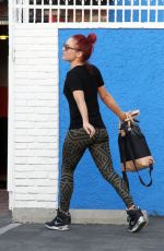 SHARNA BURGESS at DWTS Rehersal in Hollywood 03/26/2016