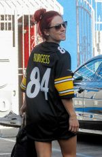 SHARNA BURGESS at DWTS Rehersal in Hollywood 04/27/2016