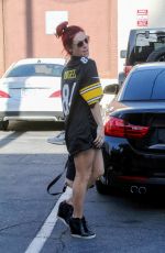 SHARNA BURGESS at DWTS Rehersal in Hollywood 04/27/2016