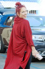 SHARNA BURGESS Leaves DWTS Rehersal in Hollywood 04/17/2016