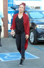 SHARNA BURGESS Leaves DWTS Rehersal in Hollywood 04/17/2016